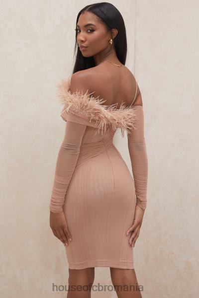 îmbrăcăminte House of CB rochie corset din plasă naira blush X4F68589