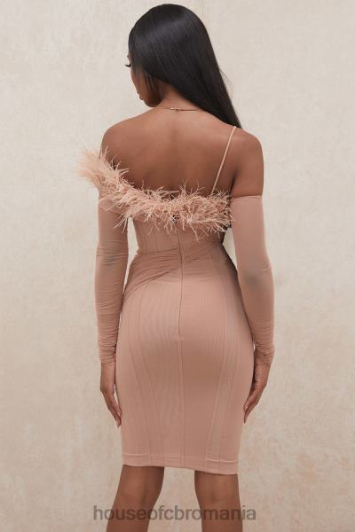 îmbrăcăminte House of CB rochie corset din plasă naira blush X4F68589