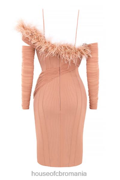 îmbrăcăminte House of CB rochie corset din plasă naira blush X4F68589
