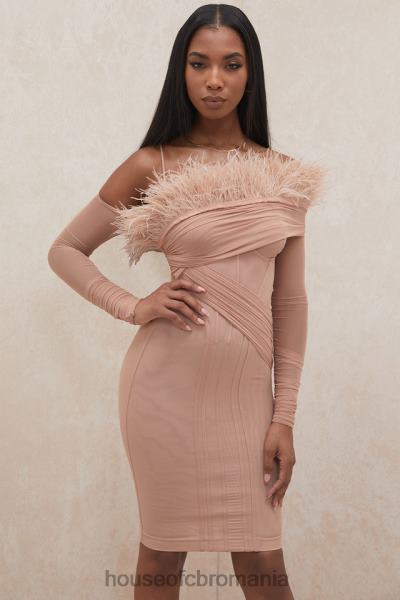 îmbrăcăminte House of CB rochie corset din plasă naira blush X4F68589