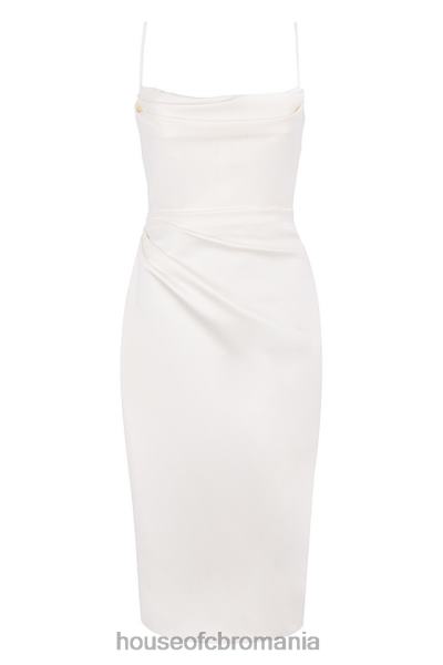 îmbrăcăminte House of CB rochie corset din satin ivoire anja X4F68595