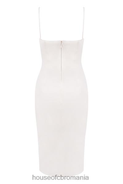 îmbrăcăminte House of CB rochie corset din satin ivoire anja X4F68595