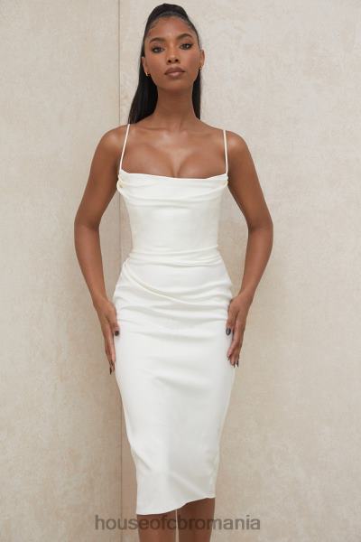 îmbrăcăminte House of CB rochie corset din satin ivoire anja X4F68595