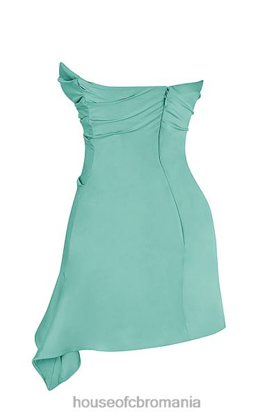 îmbrăcăminte House of CB rochie corset fără bretele drapate jasmine jad X4F68405