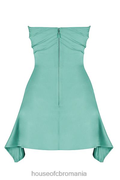 îmbrăcăminte House of CB rochie corset fără bretele drapate jasmine jad X4F68405
