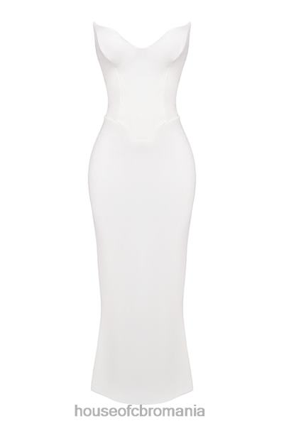îmbrăcăminte House of CB rochie corset fără bretele tamara ivory X4F68224