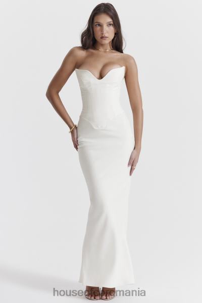 îmbrăcăminte House of CB rochie corset fără bretele tamara ivory X4F68224