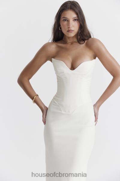 îmbrăcăminte House of CB rochie corset fără bretele tamara ivory X4F68224