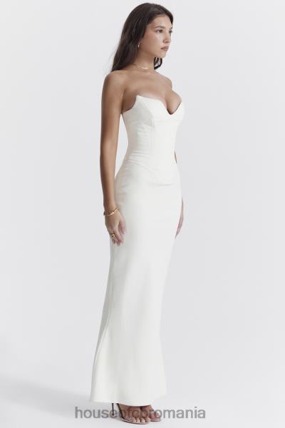 îmbrăcăminte House of CB rochie corset fără bretele tamara ivory X4F68224