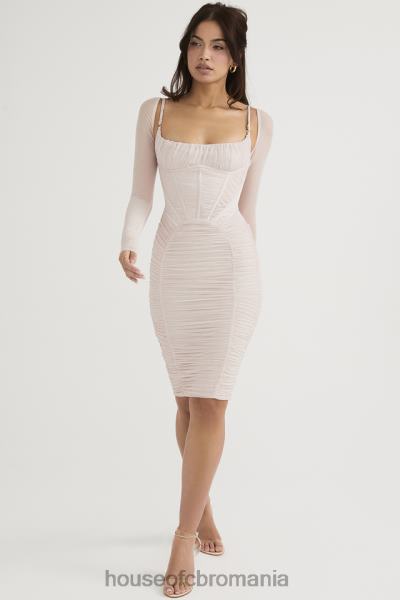 îmbrăcăminte House of CB rochie corset freyja adunate cu cristale X4F68487