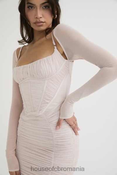 îmbrăcăminte House of CB rochie corset freyja adunate cu cristale X4F68487