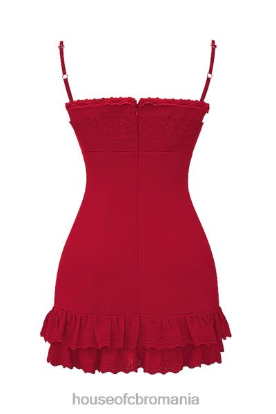 îmbrăcăminte House of CB rochie corset luci cirese X4F68221