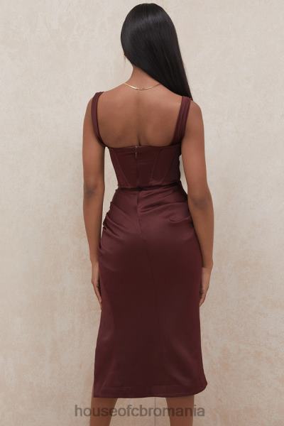 îmbrăcăminte House of CB rochie corset rhoda rasin off umeri X4F68594
