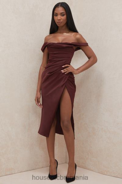 îmbrăcăminte House of CB rochie corset rhoda rasin off umeri X4F68594