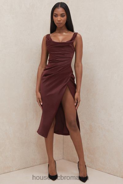 îmbrăcăminte House of CB rochie corset rhoda rasin off umeri X4F68594