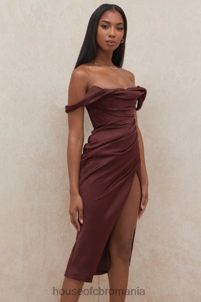 îmbrăcăminte House of CB rochie corset rhoda rasin off umeri X4F68594