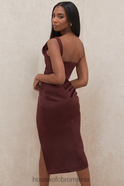 îmbrăcăminte House of CB rochie corset rhoda rasin off umeri X4F68594