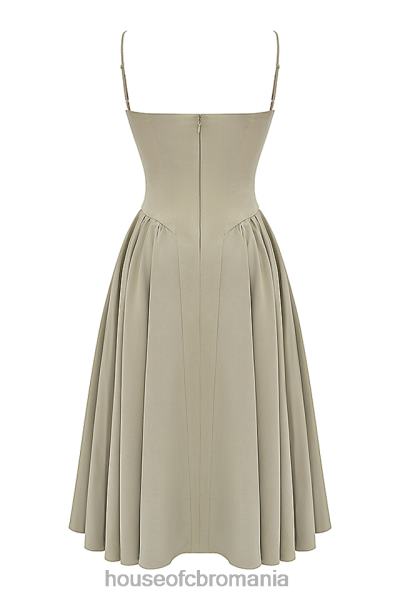 îmbrăcăminte House of CB rochie de soare corset taupe samaria X4F68217