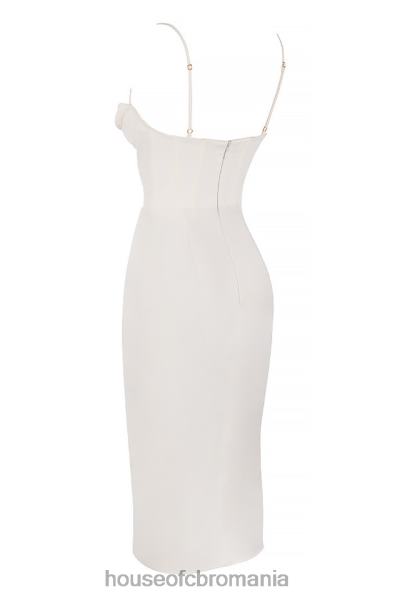 îmbrăcăminte House of CB rochie slip corset myrna ivory X4F68577