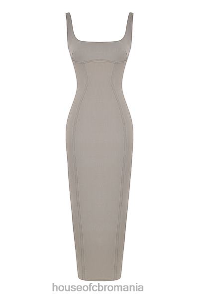 îmbrăcăminte House of CB rochie maxi bodycon rea smoke X4F68371