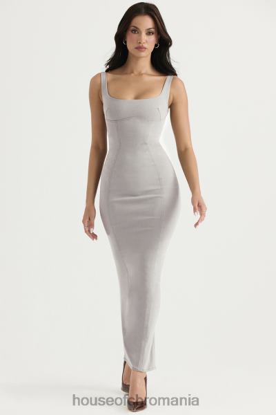îmbrăcăminte House of CB rochie maxi bodycon rea smoke X4F68371