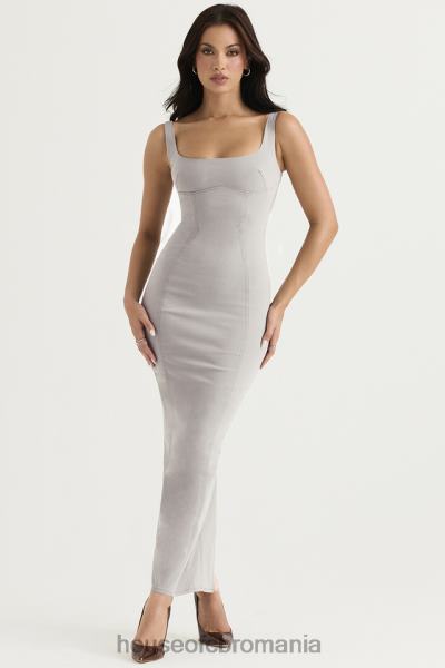 îmbrăcăminte House of CB rochie maxi bodycon rea smoke X4F68371