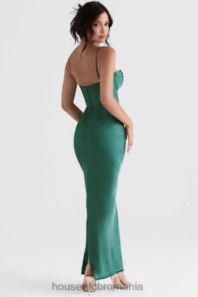 îmbrăcăminte House of CB rochie maxi corset charmaine forest X4F68394