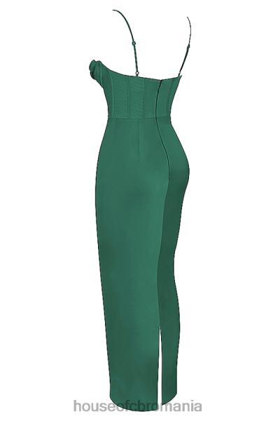 îmbrăcăminte House of CB rochie maxi corset charmaine forest X4F68394