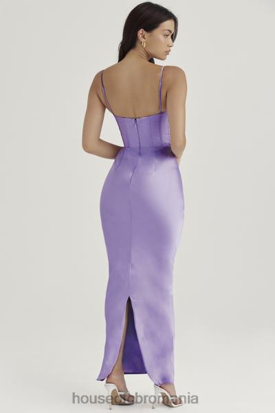 îmbrăcăminte House of CB rochie maxi corset charmaine lavanda X4F68423