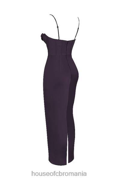 îmbrăcăminte House of CB rochie maxi corset charmaine night shade X4F68380