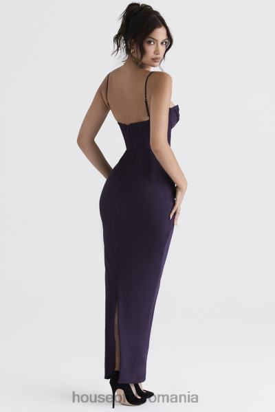 îmbrăcăminte House of CB rochie maxi corset charmaine night shade X4F68380