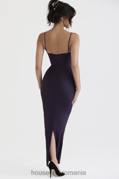 îmbrăcăminte House of CB rochie maxi corset charmaine night shade X4F68380