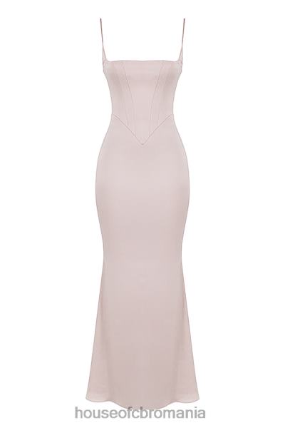 îmbrăcăminte House of CB rochie maxi corset din satin cristal olivette X4F68472