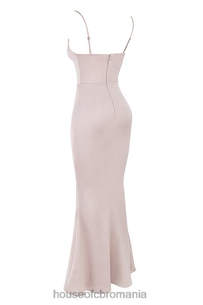 îmbrăcăminte House of CB rochie maxi corset din satin cristal olivette X4F68472