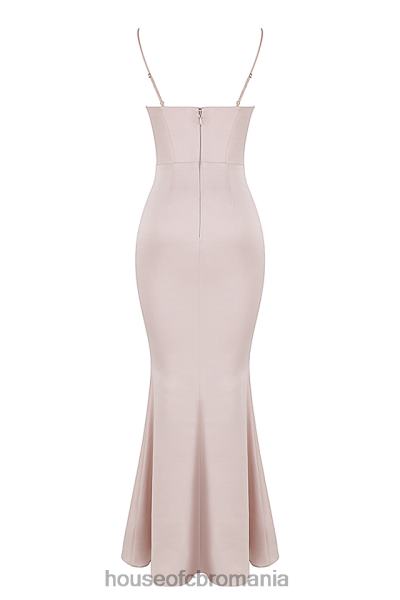 îmbrăcăminte House of CB rochie maxi corset din satin cristal olivette X4F68472