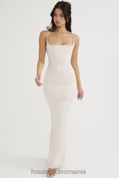 îmbrăcăminte House of CB rochie maxi corset din satin cristal olivette X4F68472