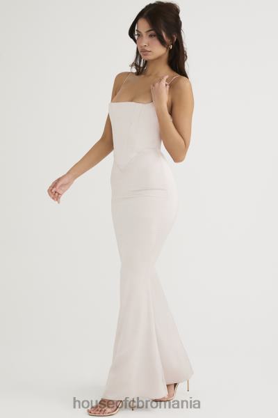 îmbrăcăminte House of CB rochie maxi corset din satin cristal olivette X4F68472