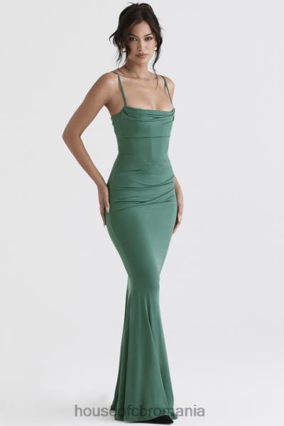 îmbrăcăminte House of CB rochie maxi corset milena forest X4F68389