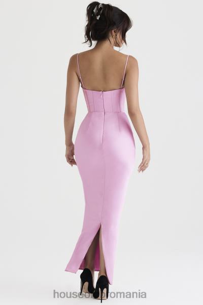 îmbrăcăminte House of CB rochie maxi corset roz charmaine X4F68379