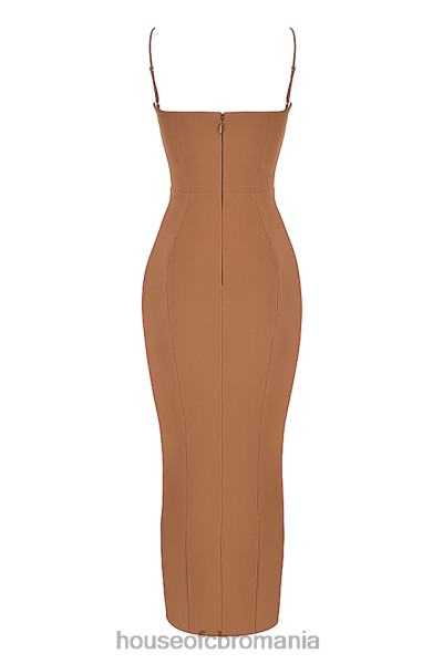 îmbrăcăminte House of CB rochie maxi corset toast jaida X4F68446