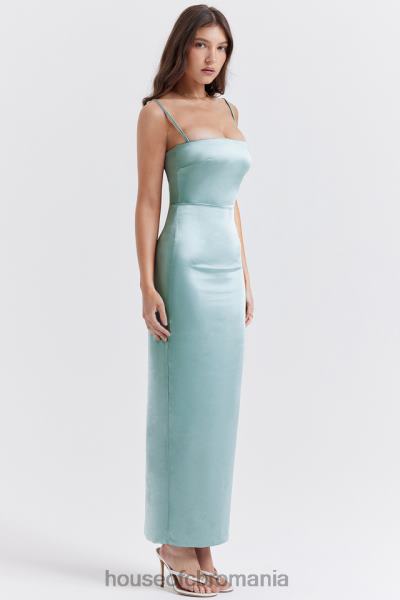îmbrăcăminte House of CB rochie maxi costanza jad deschis X4F68254