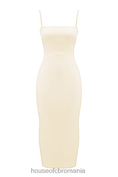 îmbrăcăminte House of CB rochie maxi costanza vintage crem X4F68250