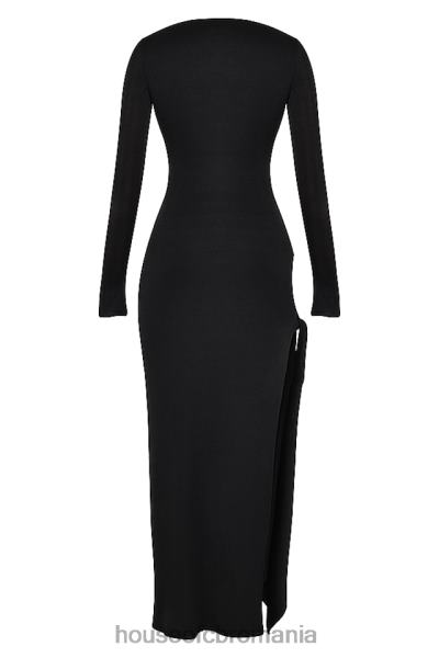 îmbrăcăminte House of CB rochie maxi cu decupaj negru marella X4F68281