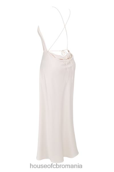 îmbrăcăminte House of CB rochie maxi cu fante din coapsa zanab ivory X4F68335
