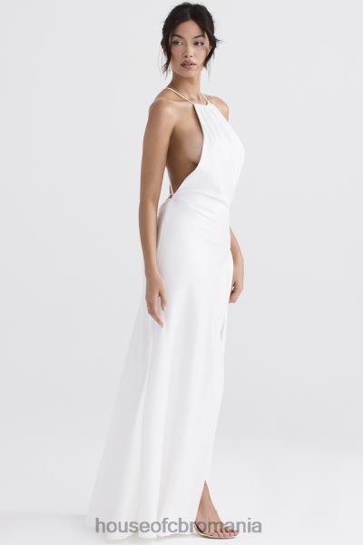 îmbrăcăminte House of CB rochie maxi cu fante din coapsa zanab ivory X4F68335