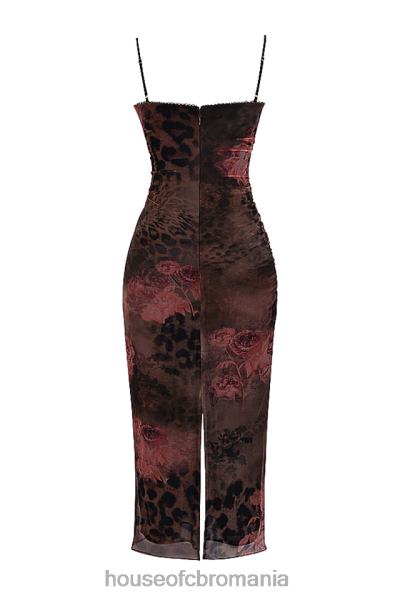 îmbrăcăminte House of CB rochie maxi cu imprimeu nalini X4F68294