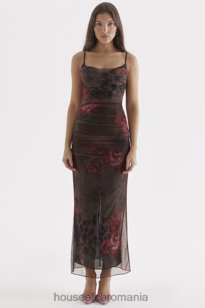 îmbrăcăminte House of CB rochie maxi cu imprimeu nalini X4F68294