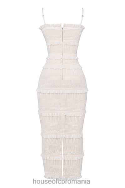 îmbrăcăminte House of CB rochie maxi cu paiete ivoire solana X4F68241