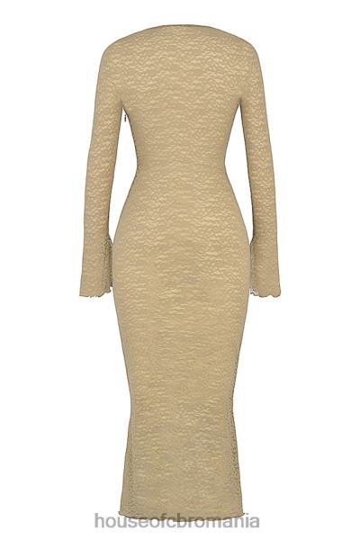 îmbrăcăminte House of CB rochie maxi din dantela florala giovanna stone X4F68391