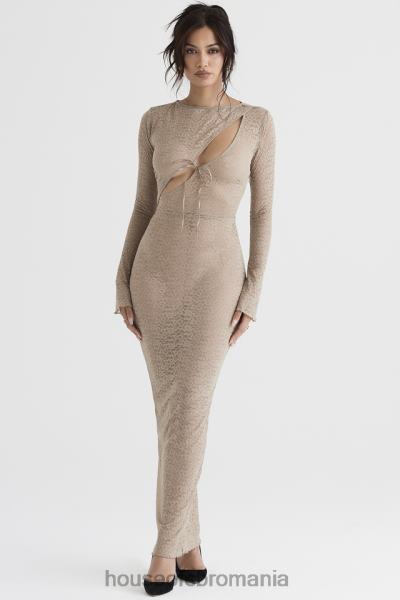 îmbrăcăminte House of CB rochie maxi din dantela florala giovanna stone X4F68391